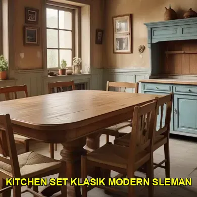 Keindahan dan Fungsionalitas Kitchen Set Klasik Modern Sleman